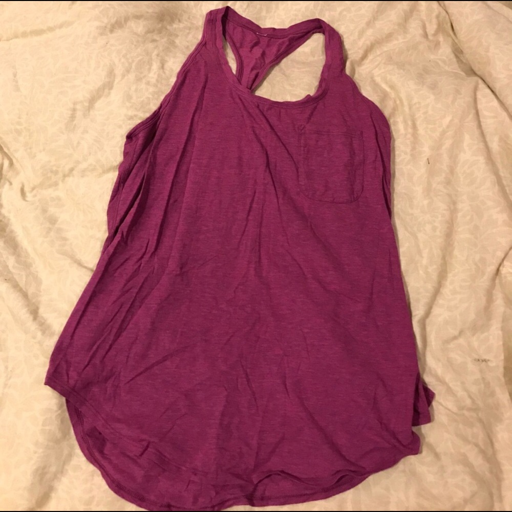 Lululemon yogi racer tank size 8